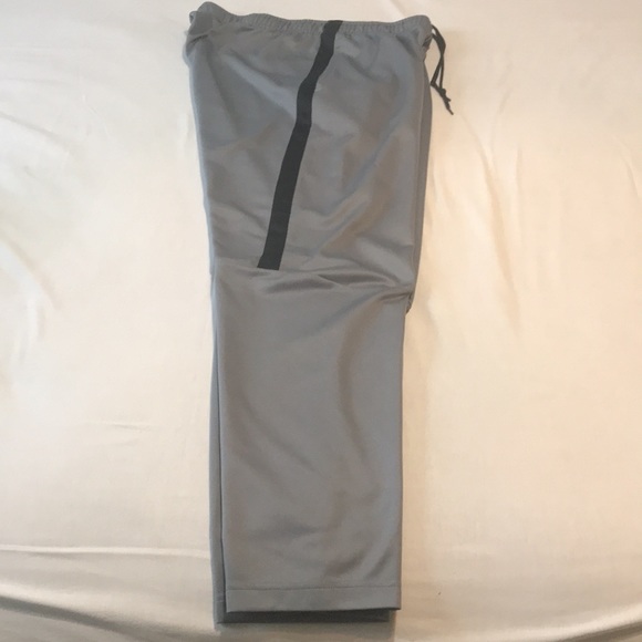 Men’s Nike black with gray mesh stripe drawstring polyester joggers. 2 pairs! - Picture 11 of 12